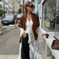 maxi dress and jeans