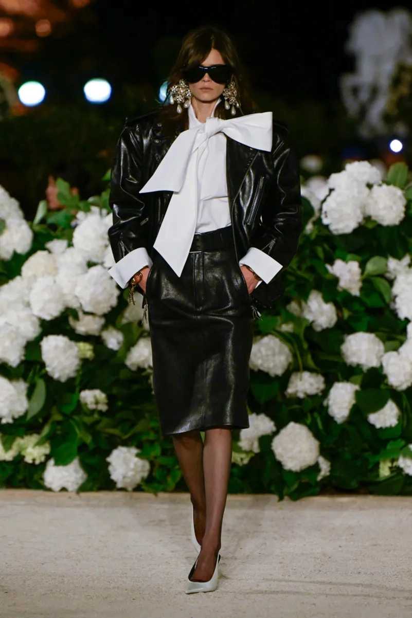 Saint Laurent Spring 2026 Sharpens Femininity Into Power Statements
