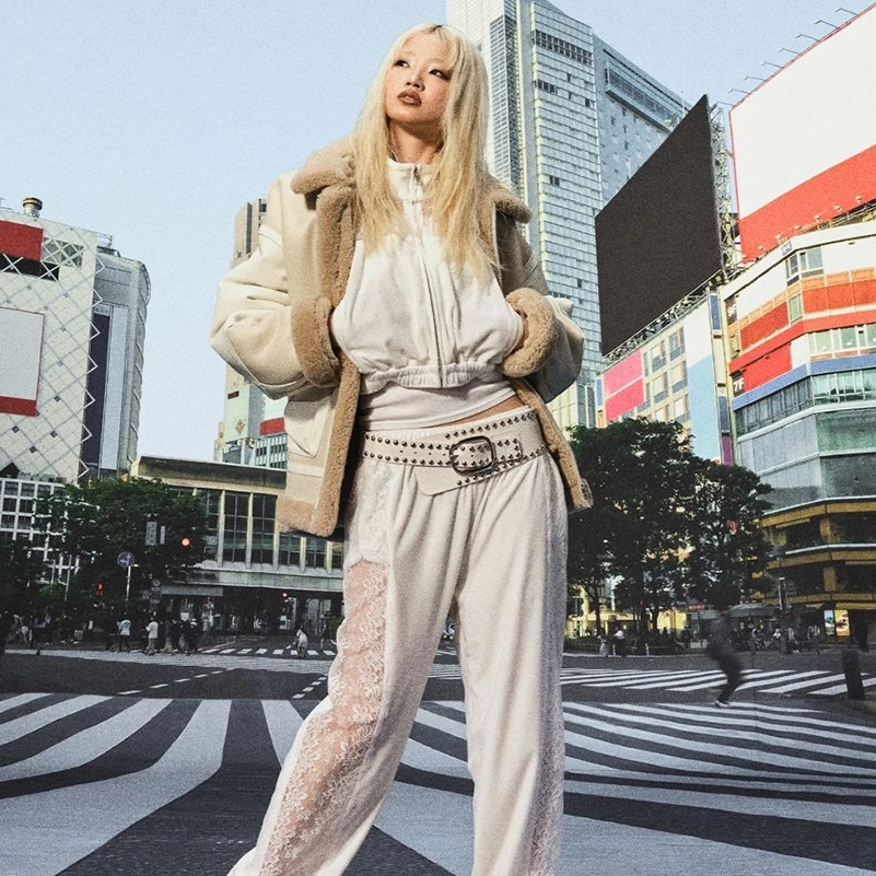 AMBUSH - Black Stand Collar Puffer Jacket