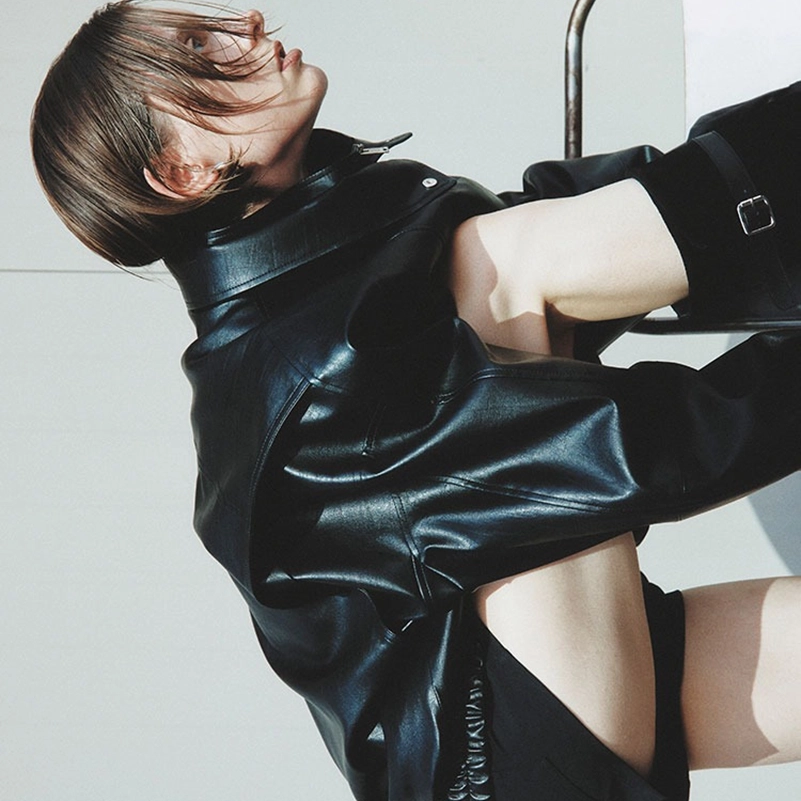 Matin Kim Fall 2025 Balances Raw Edges With Refined Tailoring