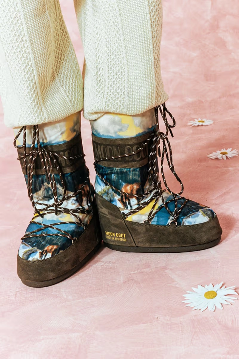 Guest In Residence X Moon Boot Reimagines The Après-Ski Mood