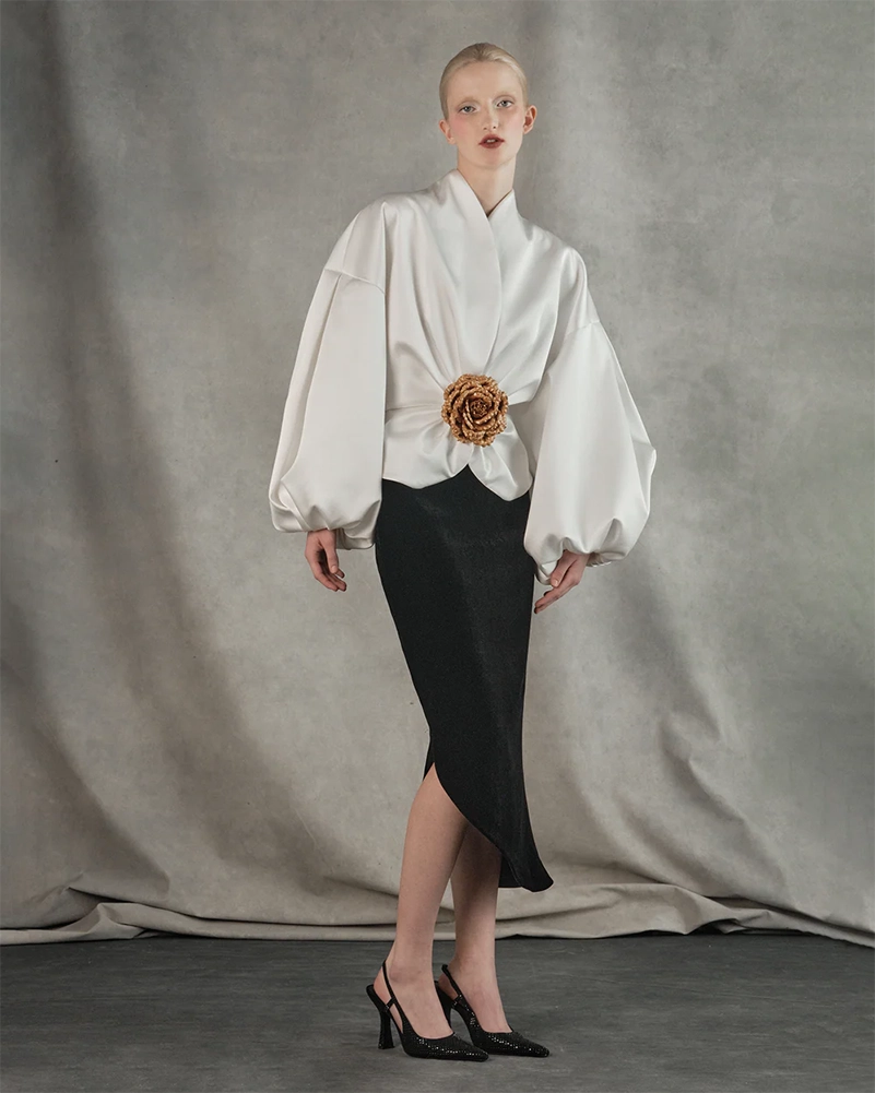Rasario Pushes Statement Dressing Forward