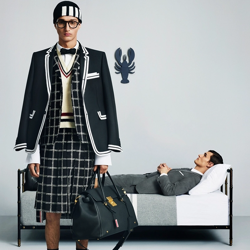 Thom Browne Mens Fall 2026 Shapes Tailoring Through American Art