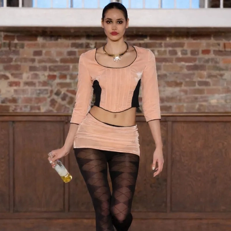 Sinead Gorey Fall 2026 Runway Channels Pub To Party Dressing