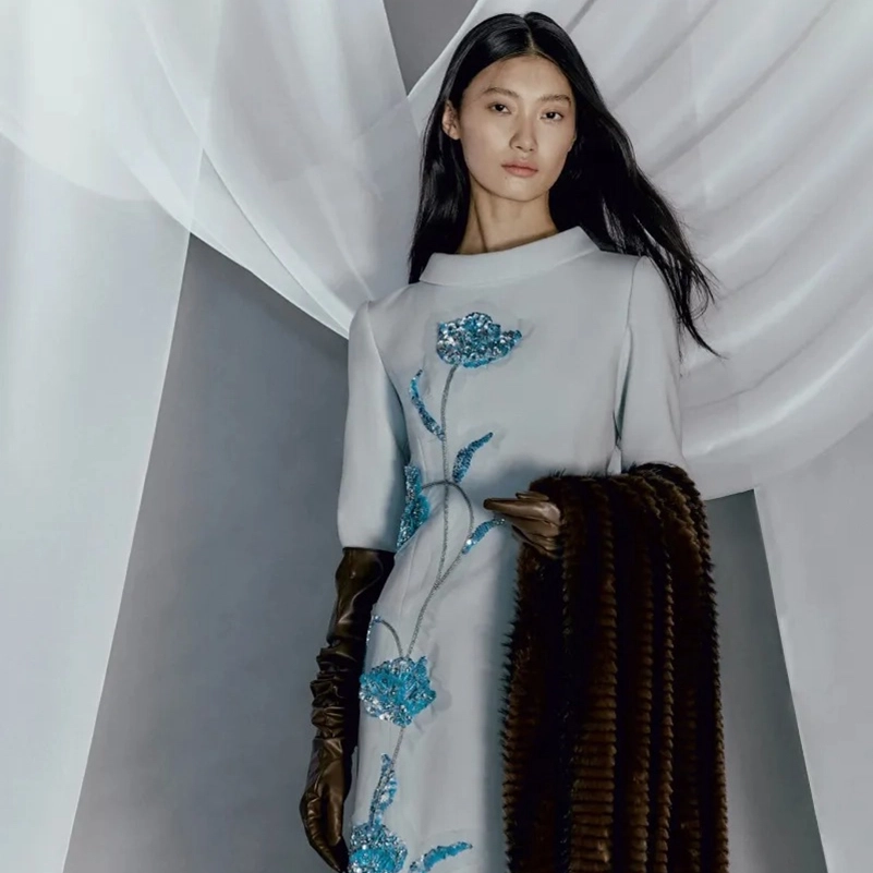 Huishan Zhang Fall 2026 Highlights Couture Craft And Eveningwear