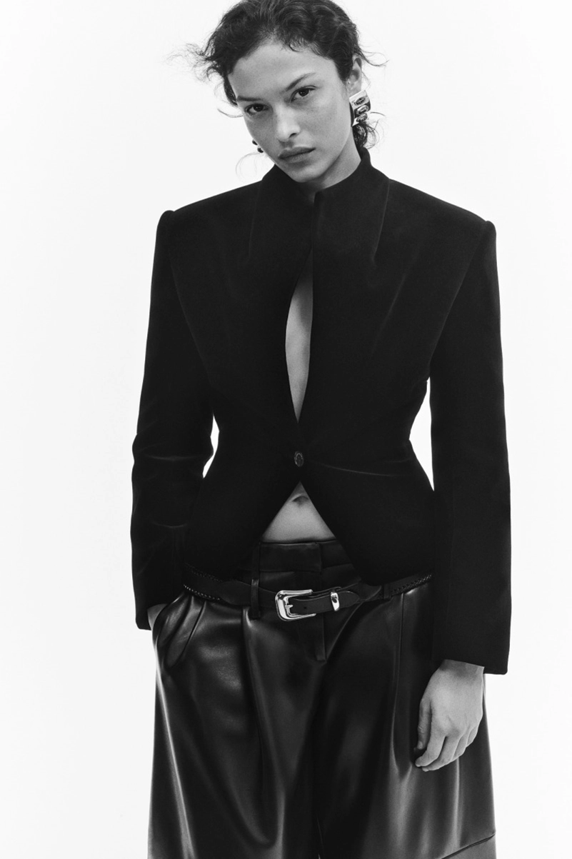 Brandon Maxwell Fall 2026 Collection Refines Tailoring with Texture and Eveningwear