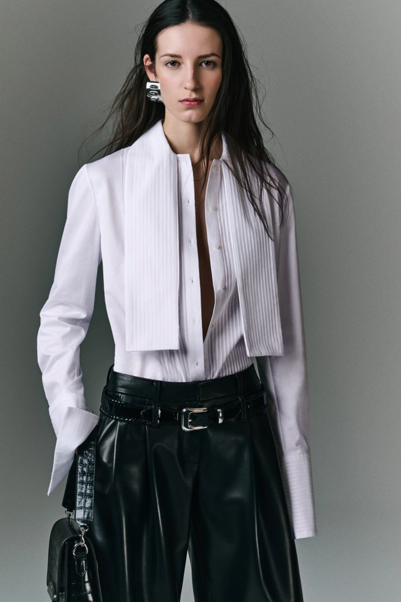 Brandon Maxwell Fall 2026 Collection Refines Tailoring with Texture and Eveningwear