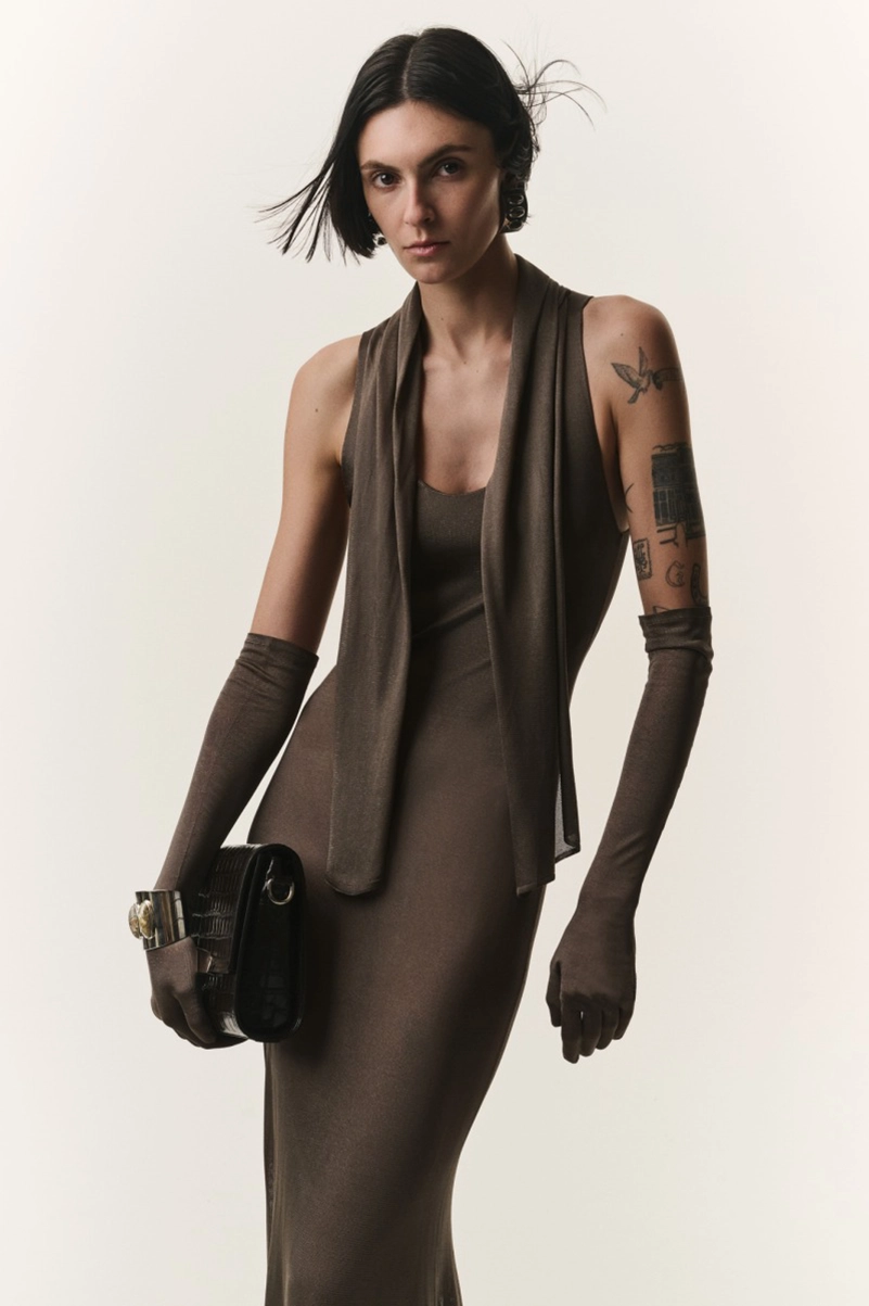 Brandon Maxwell Fall 2026 Collection Refines Tailoring with Texture and Eveningwear