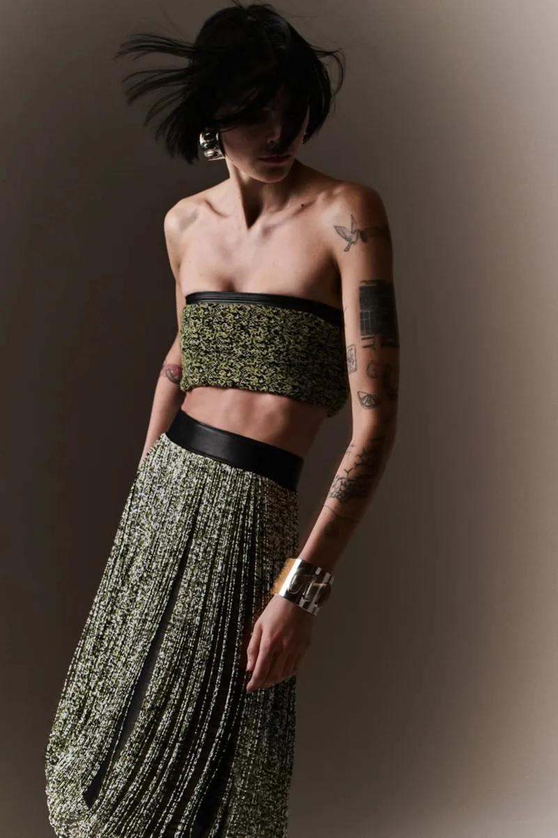 Brandon Maxwell Fall 2026 Collection Refines Tailoring with Texture and Eveningwear