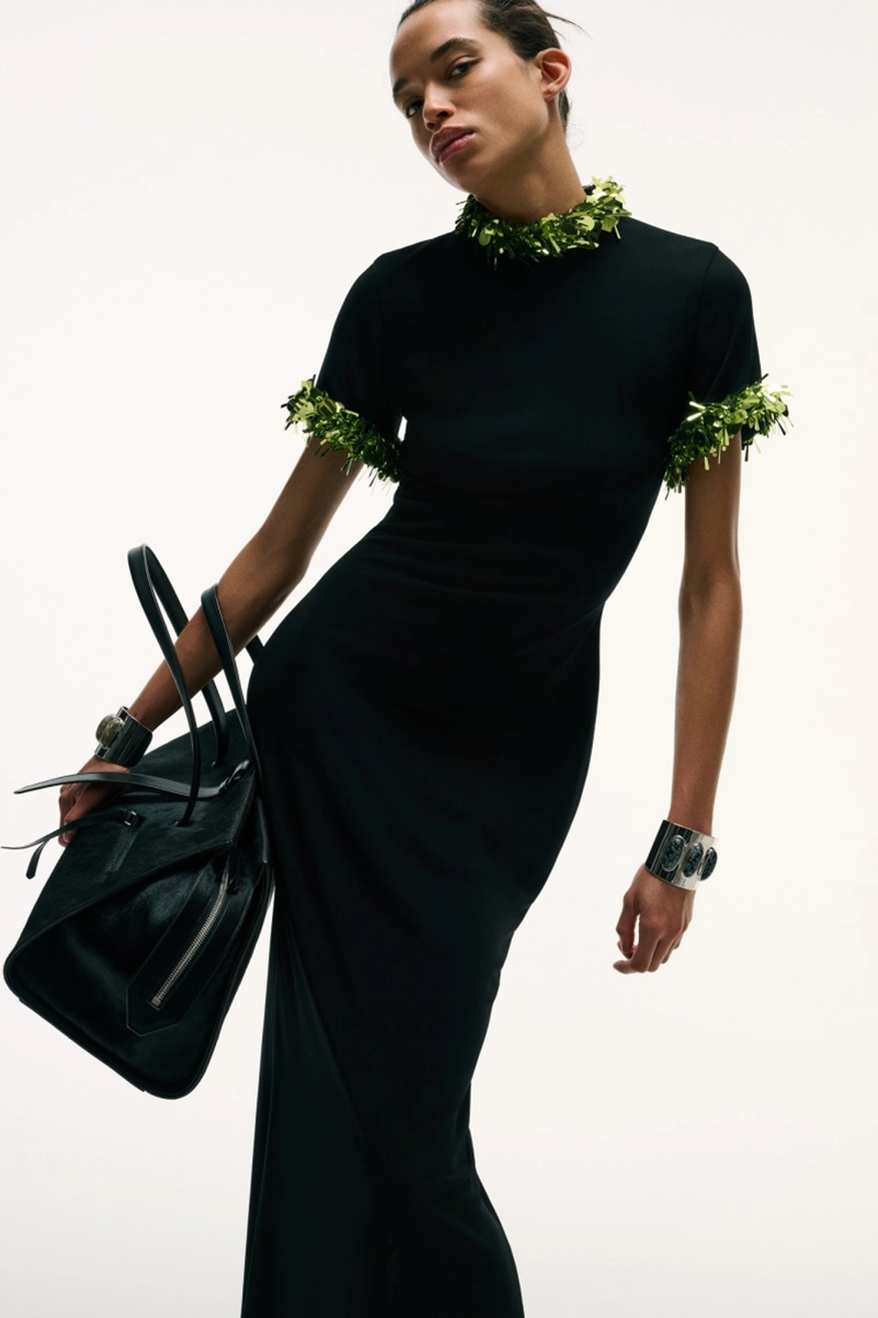 Brandon Maxwell Fall 2026 Collection Refines Tailoring with Texture and Eveningwear