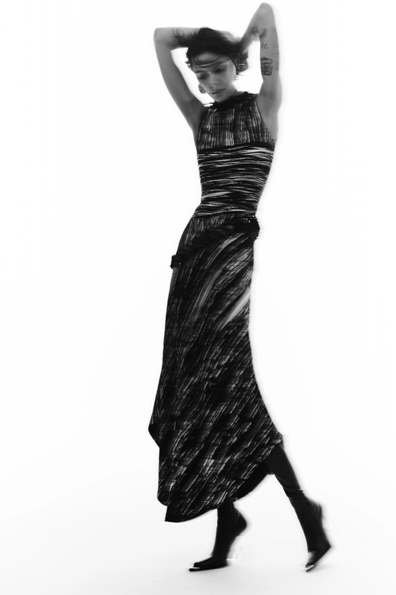 Brandon Maxwell Fall 2026 Collection Refines Tailoring with Texture and Eveningwear