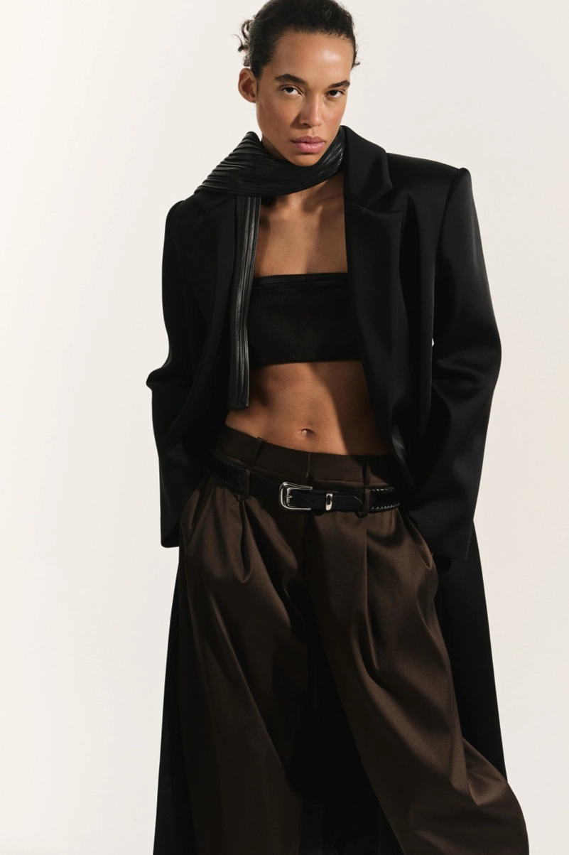 Brandon Maxwell Fall 2026 Collection Refines Tailoring with Texture and Eveningwear