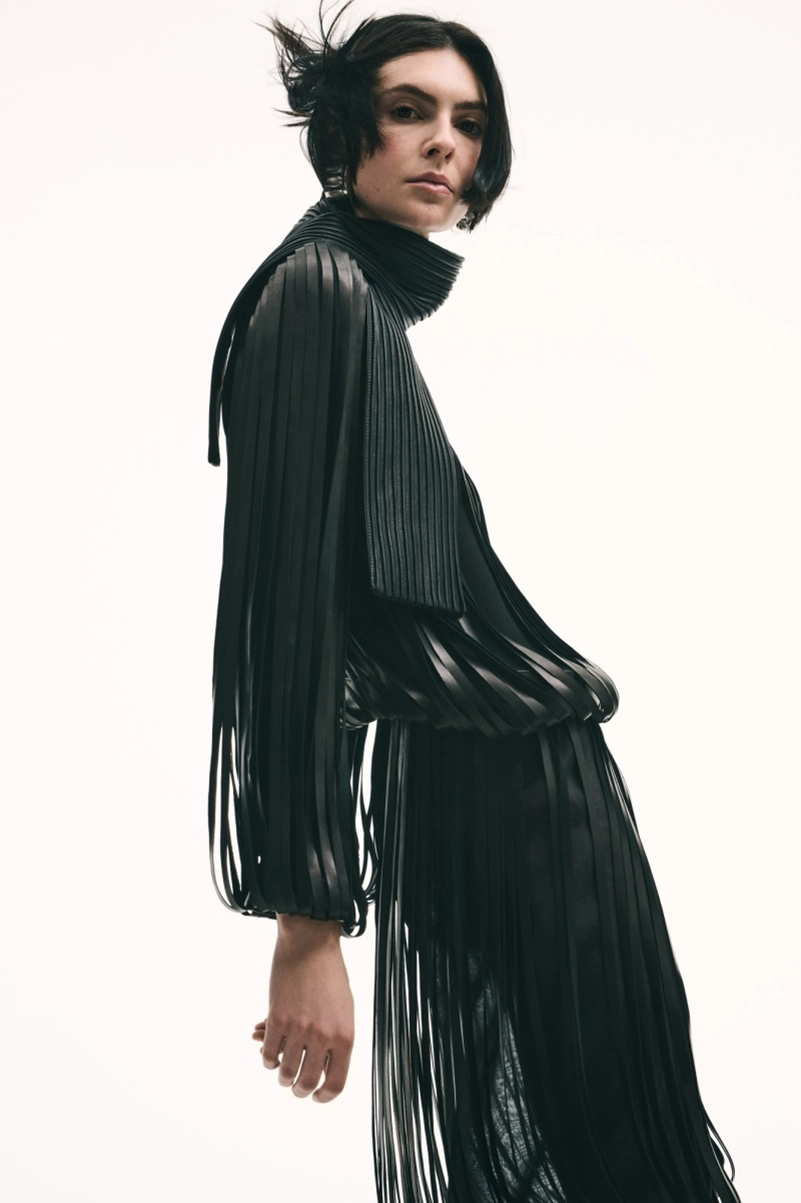 Brandon Maxwell Fall 2026 Collection Refines Tailoring with Texture and Eveningwear