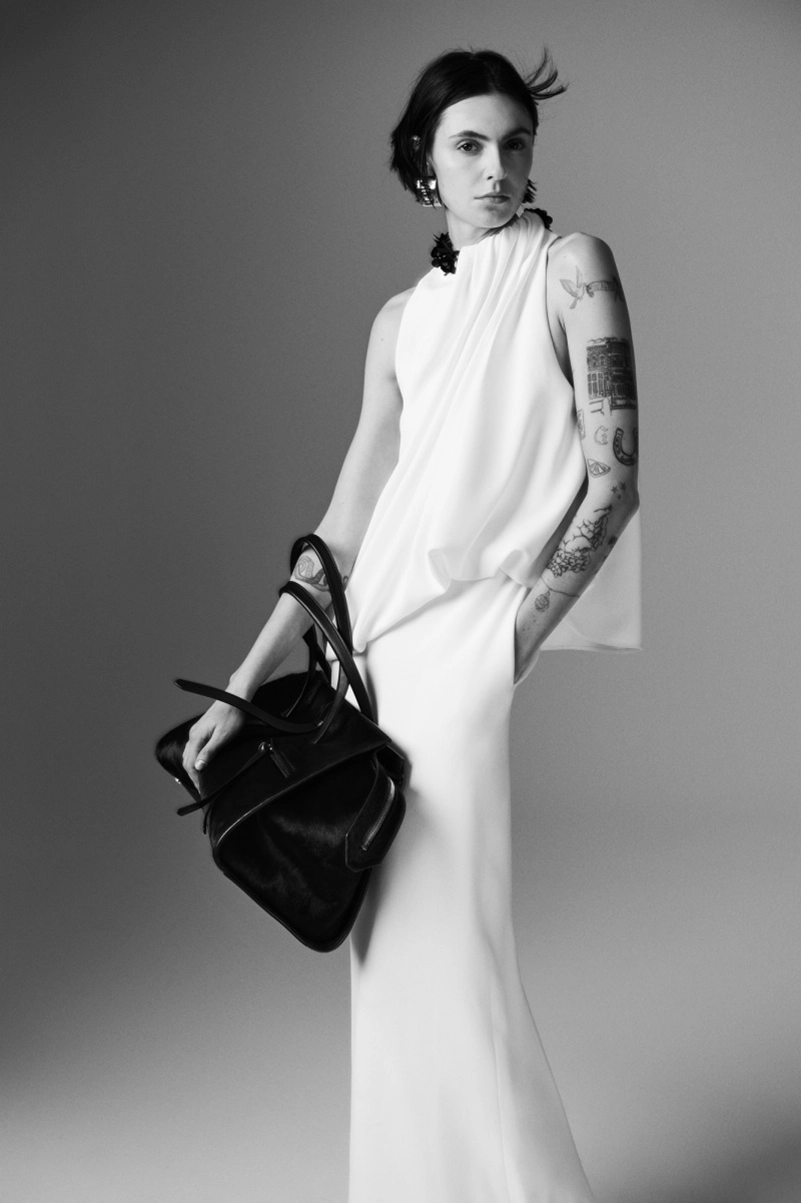 Brandon Maxwell Fall 2026 Collection Refines Tailoring with Texture and Eveningwear