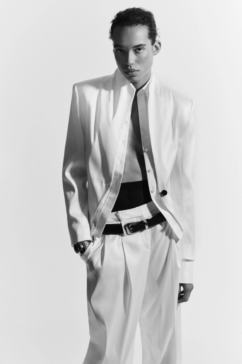 Brandon Maxwell Fall 2026 Collection Refines Tailoring with Texture and Eveningwear