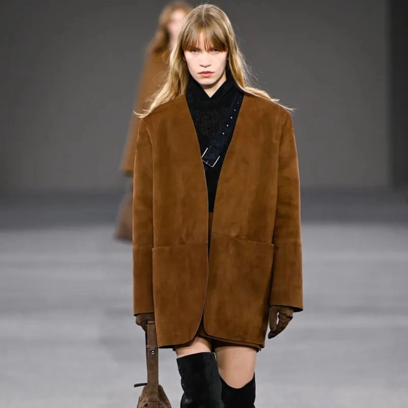 Max Mara Fall 2026 Suede, Wool, And Hardware Define Runway Looks