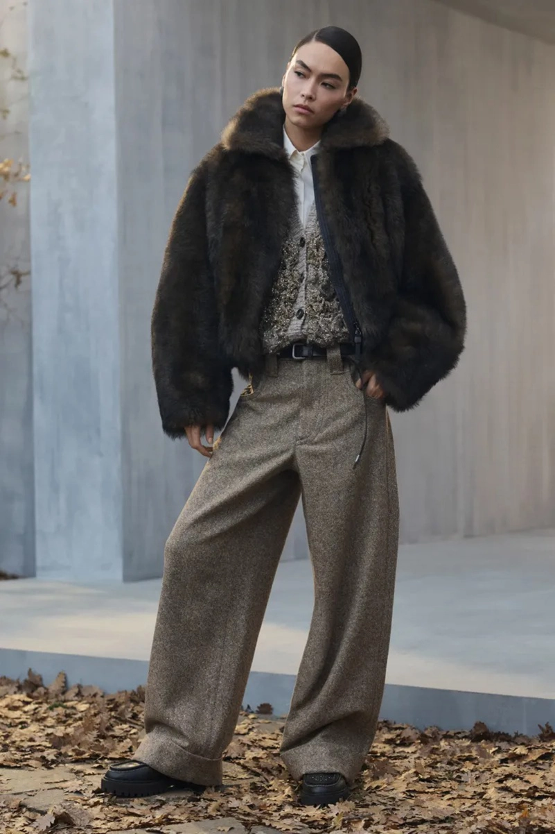 Brunello Cucinelli Fall 2026 Spotlights Quality Outerwear and Knitwear