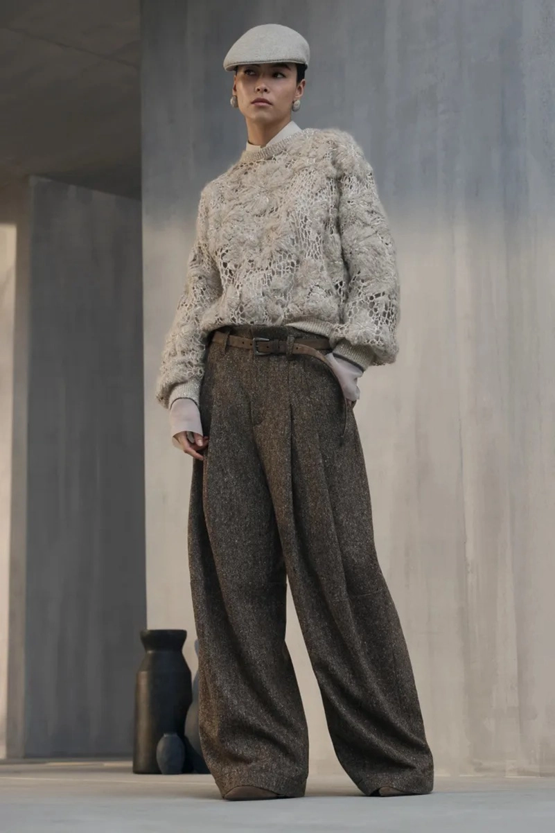 Brunello Cucinelli Fall 2026 Spotlights Quality Outerwear and Knitwear