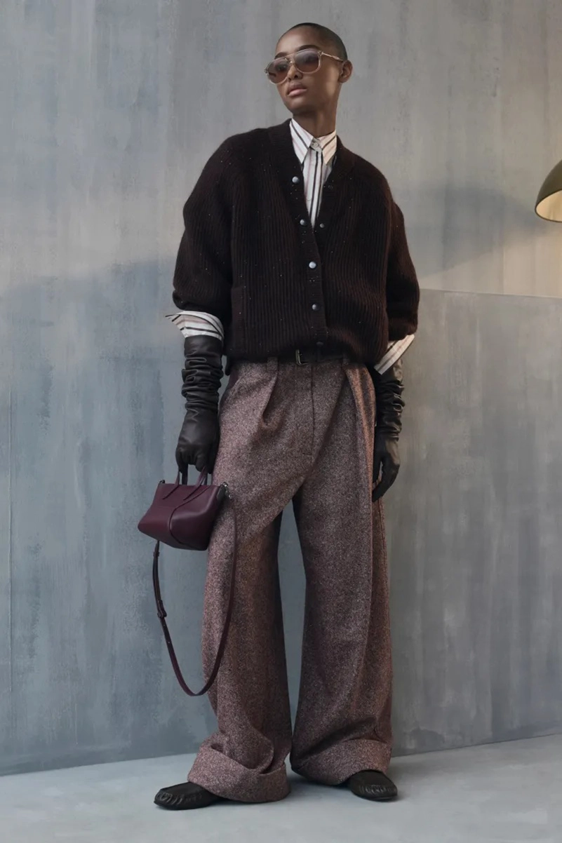Brunello Cucinelli Fall 2026 Spotlights Quality Outerwear and Knitwear