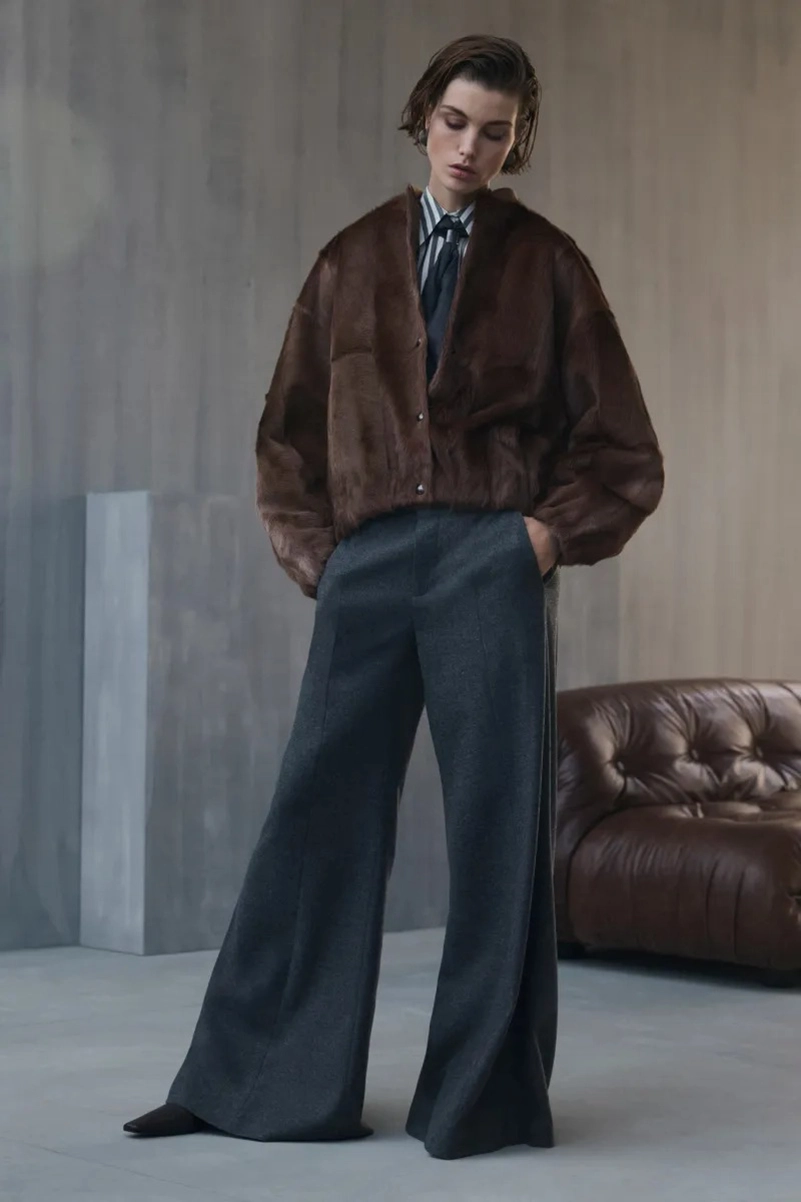 Brunello Cucinelli Fall 2026 Spotlights Quality Outerwear and Knitwear