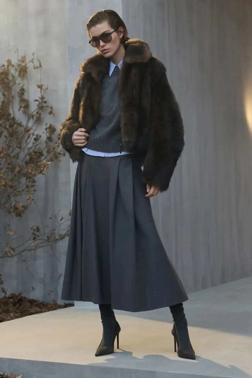 Brunello Cucinelli Fall 2026 Spotlights Quality Outerwear and Knitwear