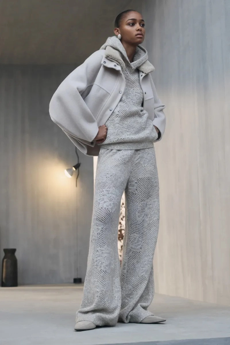 Brunello Cucinelli Fall 2026 Spotlights Quality Outerwear and Knitwear