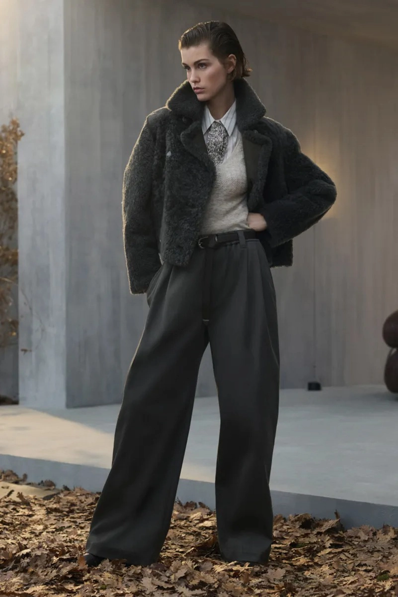 Brunello Cucinelli Fall 2026 Spotlights Quality Outerwear and Knitwear