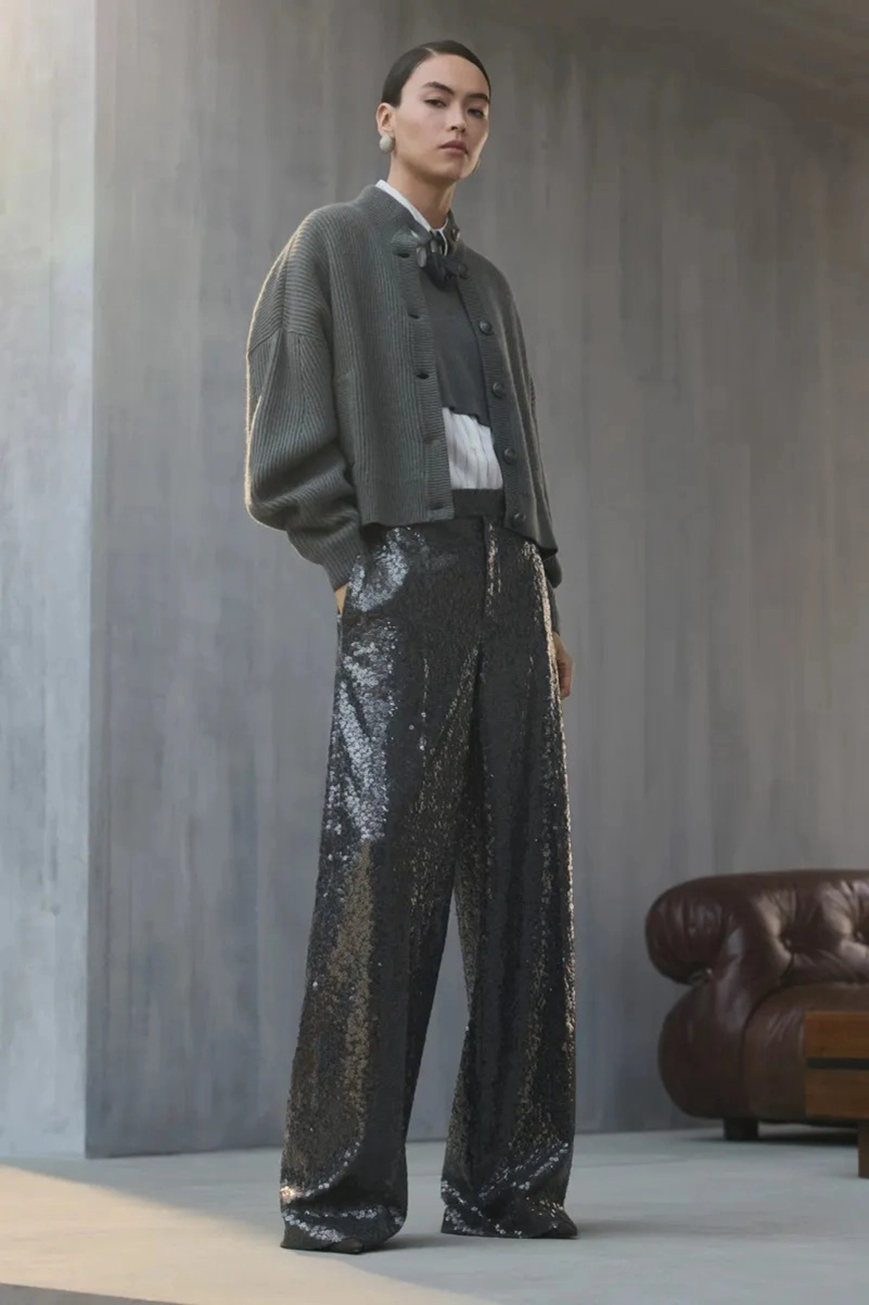 Brunello Cucinelli Fall 2026 Spotlights Quality Outerwear and Knitwear