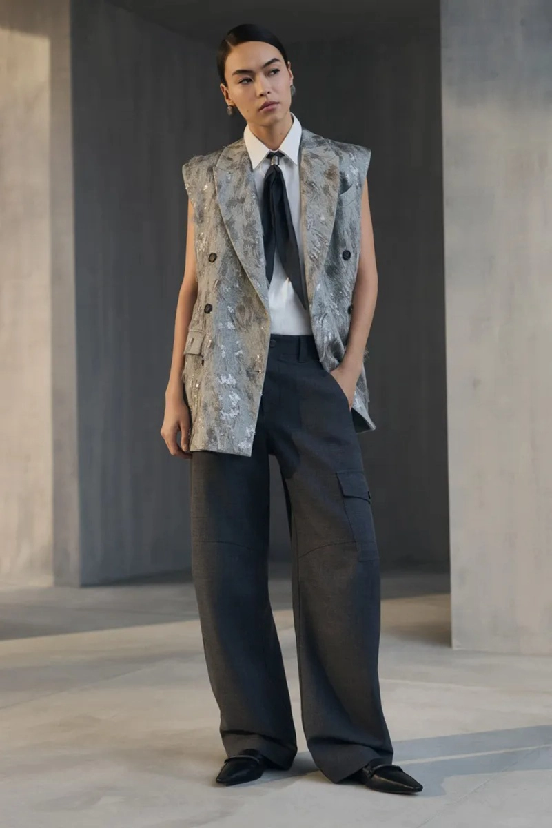 Brunello Cucinelli Fall 2026 Spotlights Quality Outerwear and Knitwear