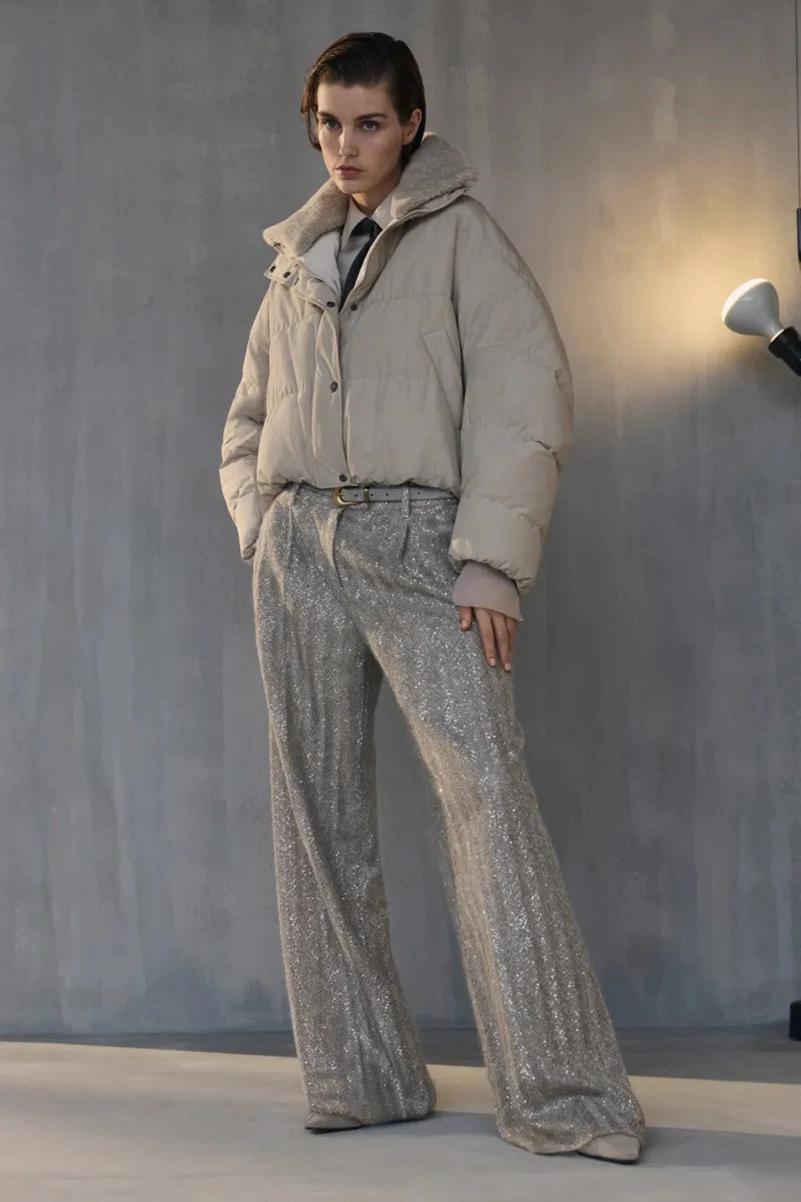Brunello Cucinelli Fall 2026 Spotlights Quality Outerwear and Knitwear