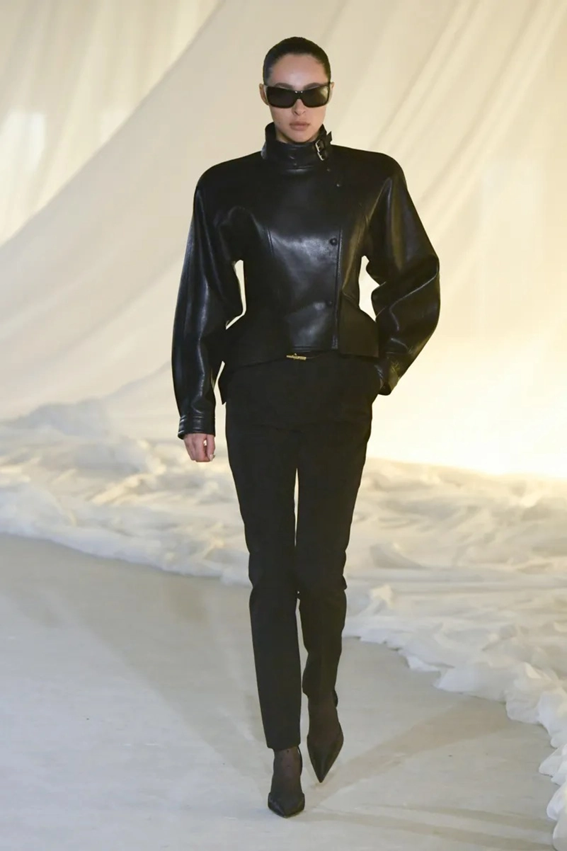 Balmain Fall 2026 Collection, Leather Jackets and Tailoring