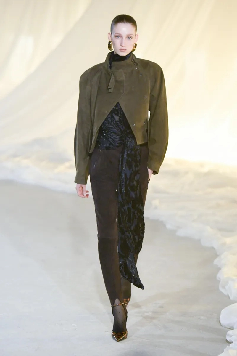 Balmain Fall 2026 Collection, Leather Jackets and Tailoring