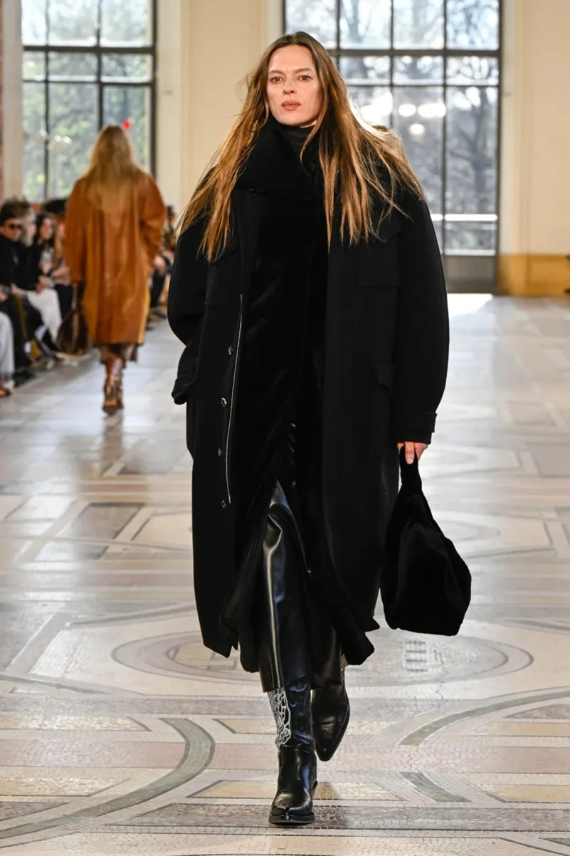 Gabriela Hearst Fall 2026 Collection, Edwardian Dresses and Shearling Coats