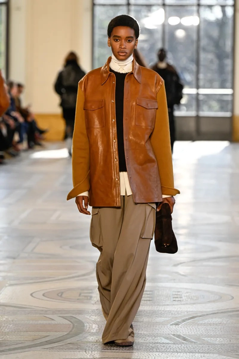 Gabriela Hearst Fall 2026 Collection, Edwardian Dresses and Shearling Coats