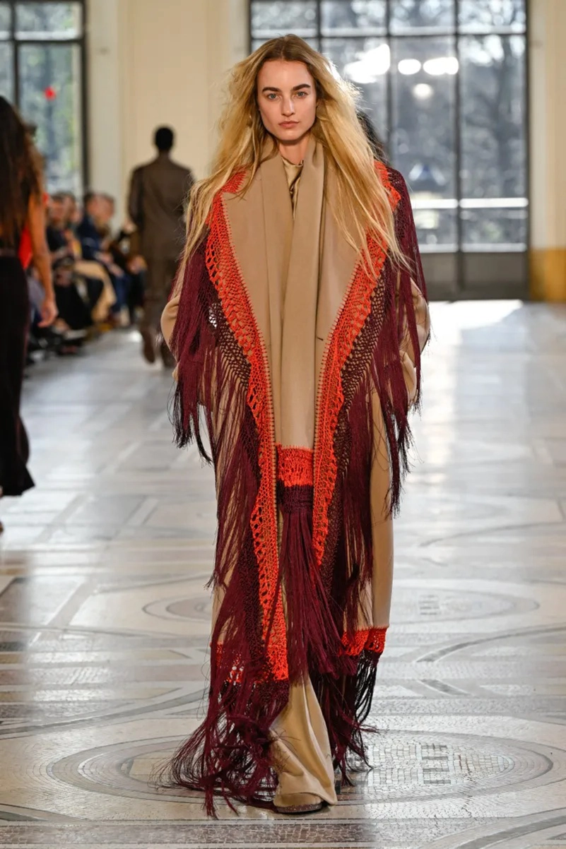 Gabriela Hearst Fall 2026 Collection, Edwardian Dresses and Shearling Coats