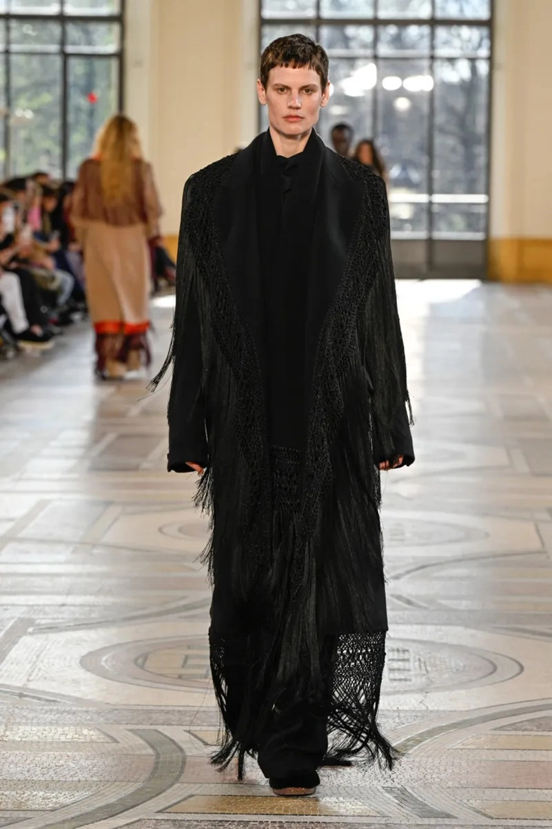 Gabriela Hearst Fall 2026 Collection, Edwardian Dresses and Shearling Coats