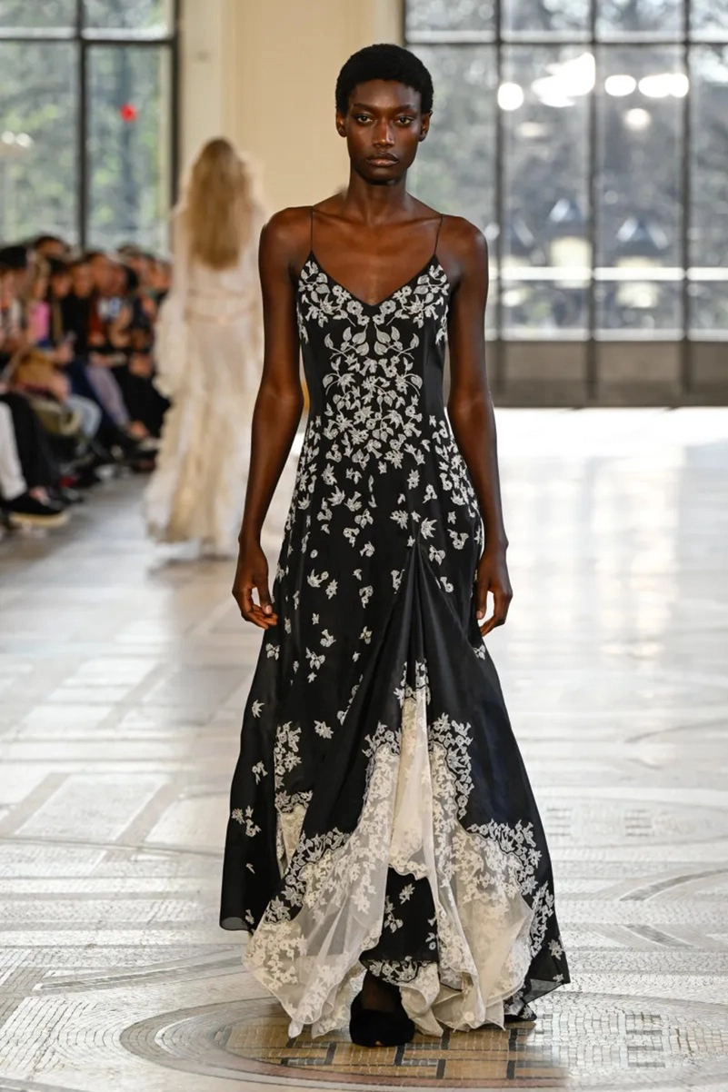 Gabriela Hearst Fall 2026 Collection, Edwardian Dresses and Shearling Coats