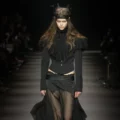 Ann Demeulemeester Fall 2026 Collection, Velvet Blazers, Ruffled Shirts, and Biker Jackets