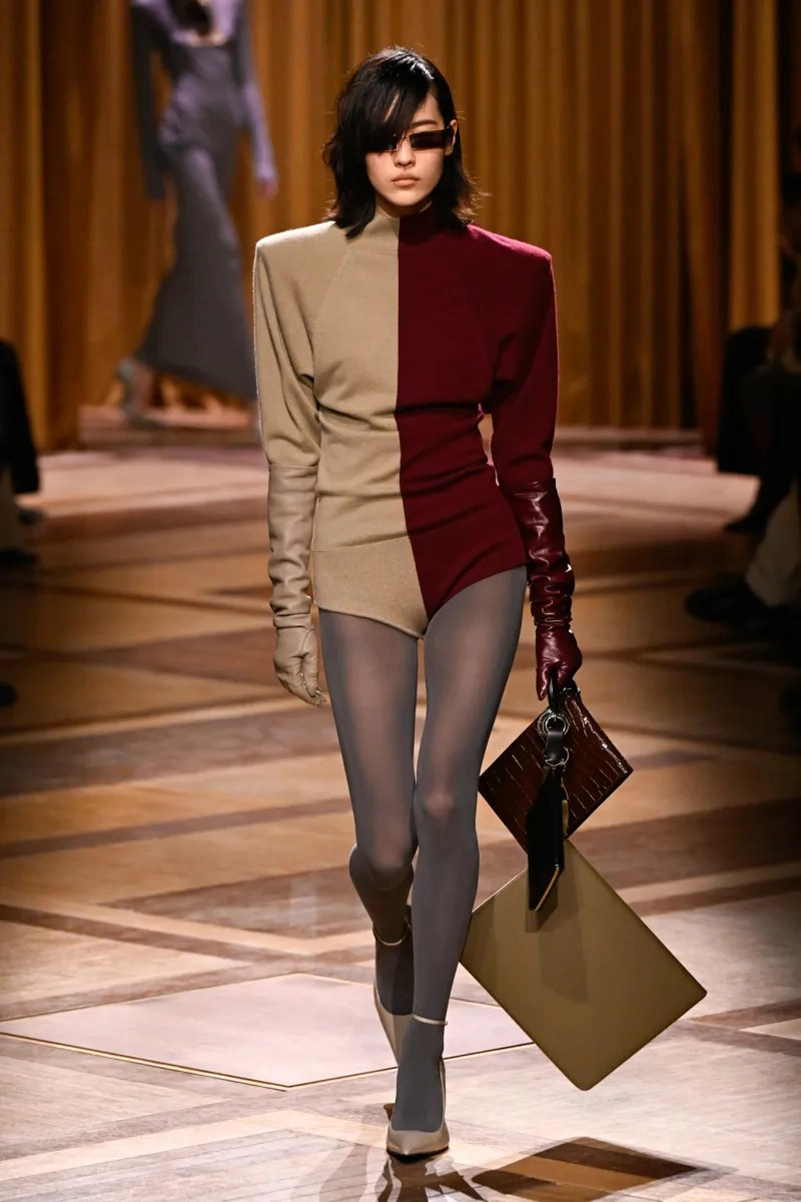 Mugler Fall 2026 Shapes Power Dressing Through Leather, Lamé, And Sharp Tailoring
