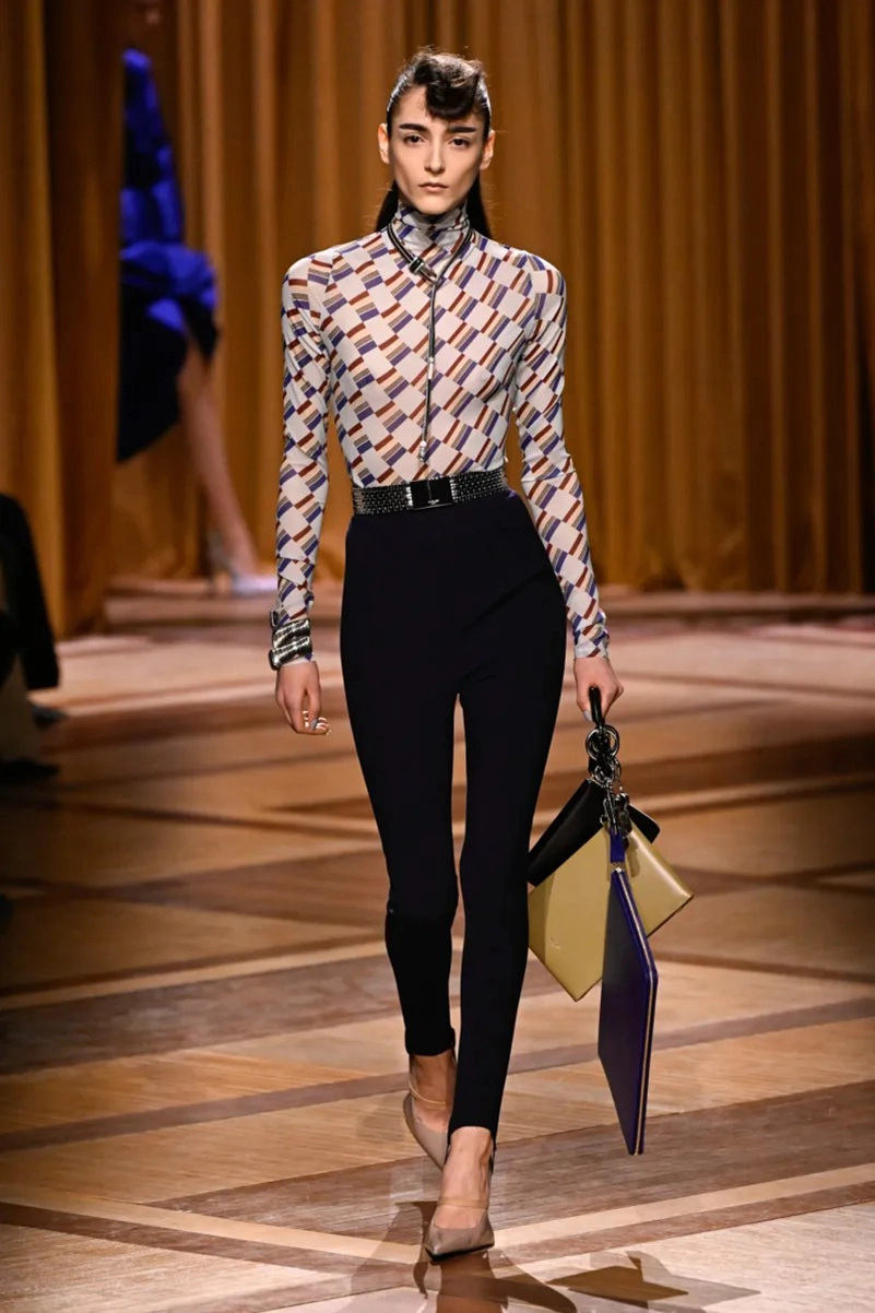 Mugler Fall 2026 Shapes Power Dressing Through Leather, Lamé, And Sharp Tailoring