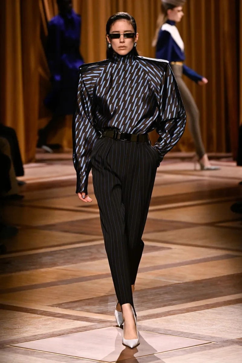 Mugler Fall 2026 Shapes Power Dressing Through Leather, Lamé, And Sharp Tailoring