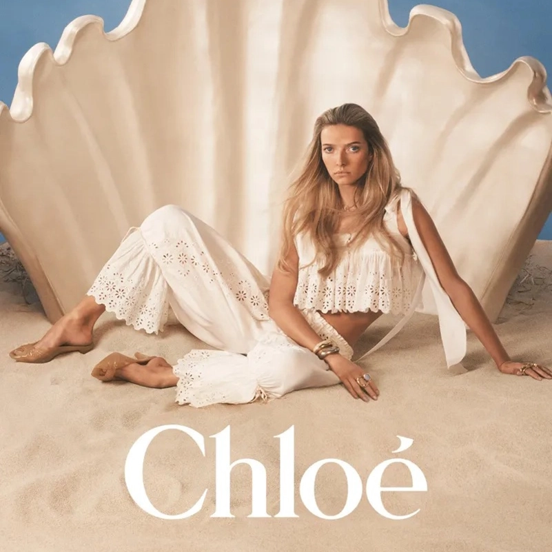 Chloé À La Plage 2026 Campaign Stars Apple Martin In High Summer Romance