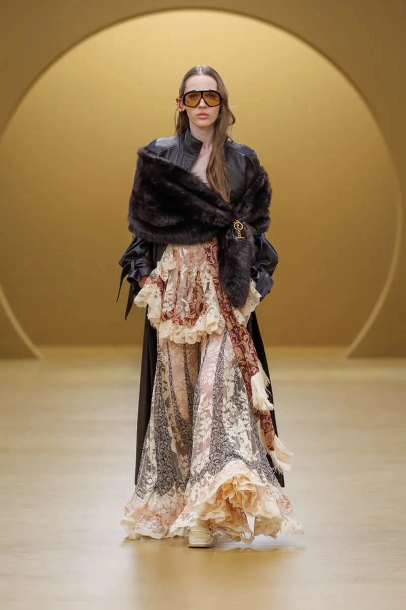 Zimmermann Fall 2026 Collection, Silk Dresses, Aviator Jackets, and Lace Tailoring