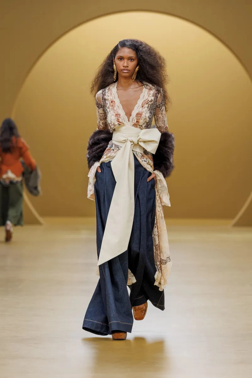 Zimmermann Fall 2026 Collection, Silk Dresses, Aviator Jackets, and Lace Tailoring
