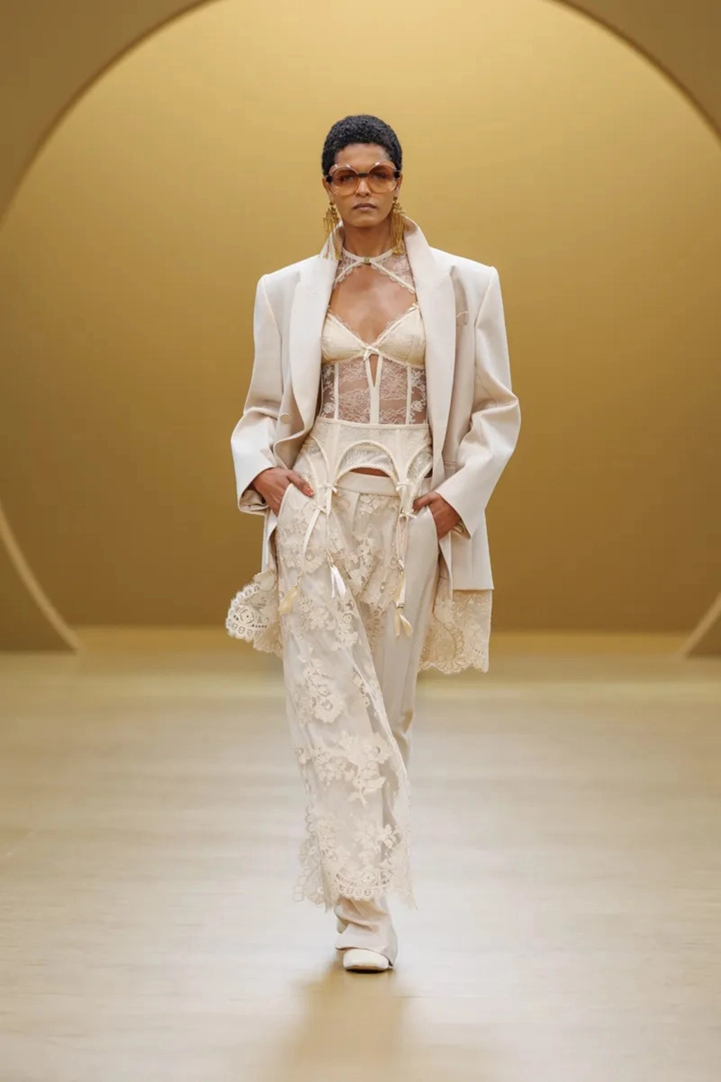 Zimmermann Fall 2026 Collection, Silk Dresses, Aviator Jackets, and Lace Tailoring