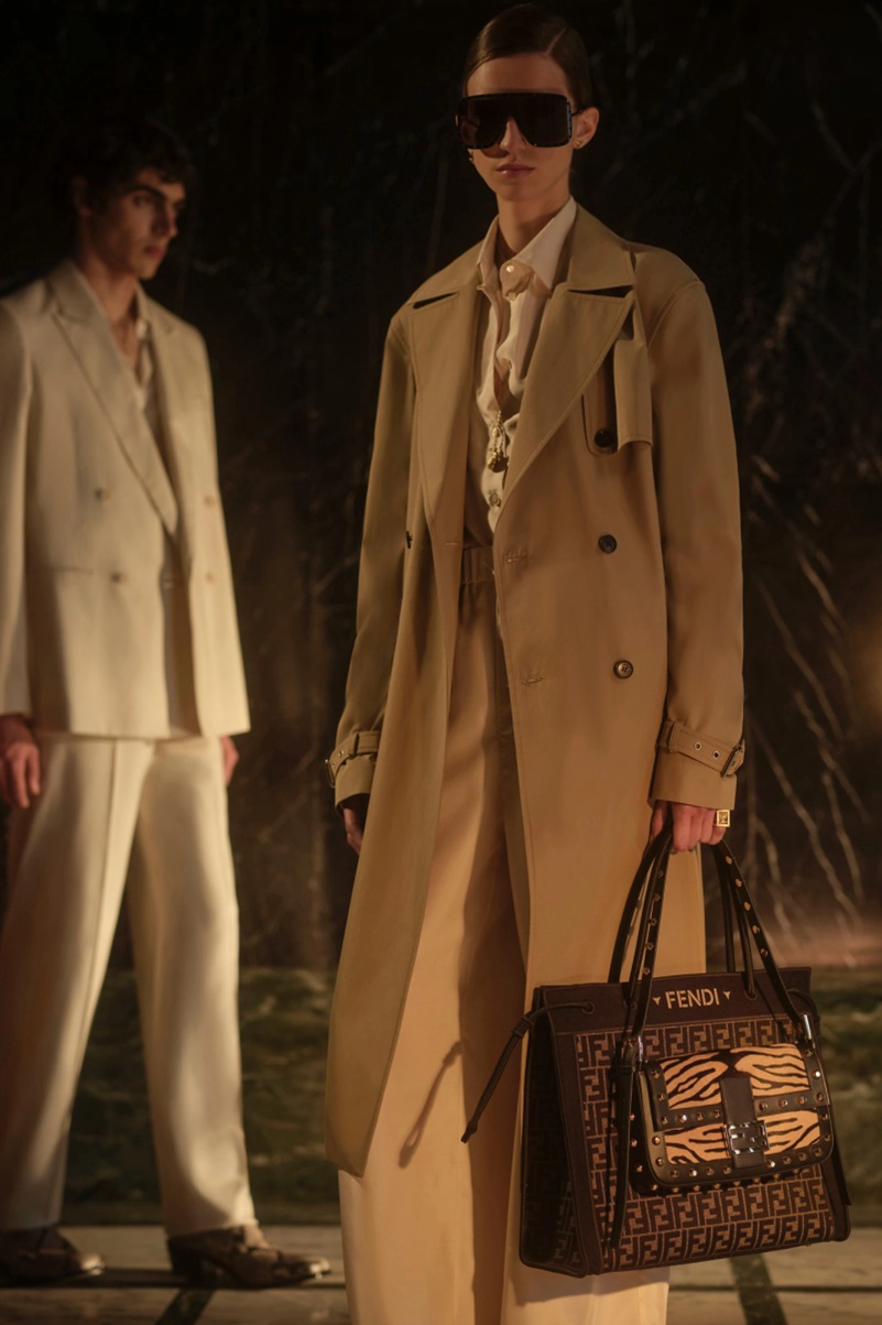 Fendi Cruise 2027 Collection Centers Parchment, Tailoring, And The Baguette Fendi Cruise 2027 Collection Centers Parchment, Tailoring, And The Baguette