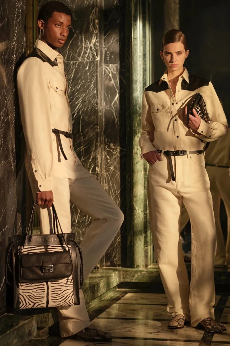 Fendi Cruise 2027 Collection Centers Parchment, Tailoring, And The Baguette Fendi Cruise 2027 Collection Centers Parchment, Tailoring, And The Baguette