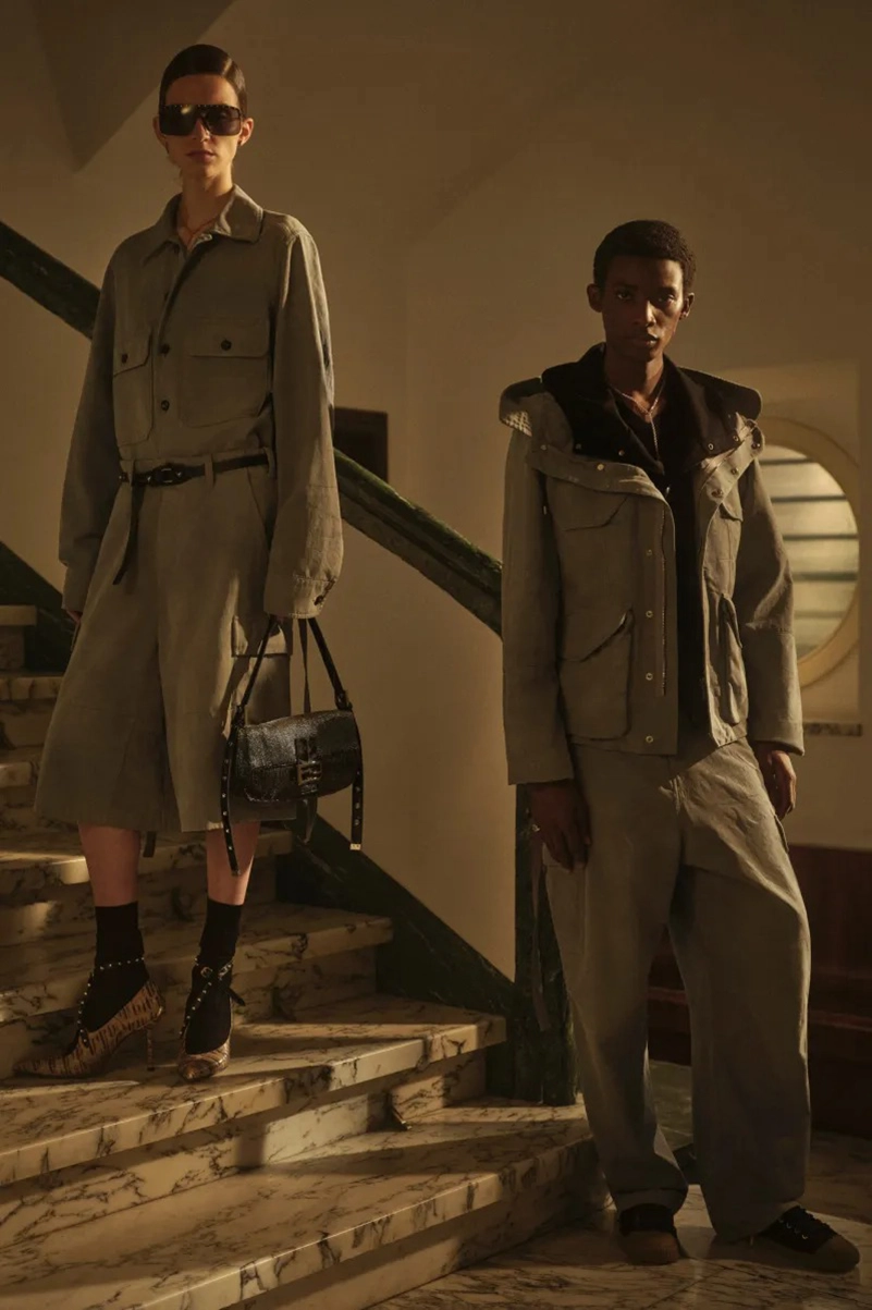 Fendi Cruise 2027 Collection Centers Parchment, Tailoring, And The Baguette Fendi Cruise 2027 Collection Centers Parchment, Tailoring, And The Baguette