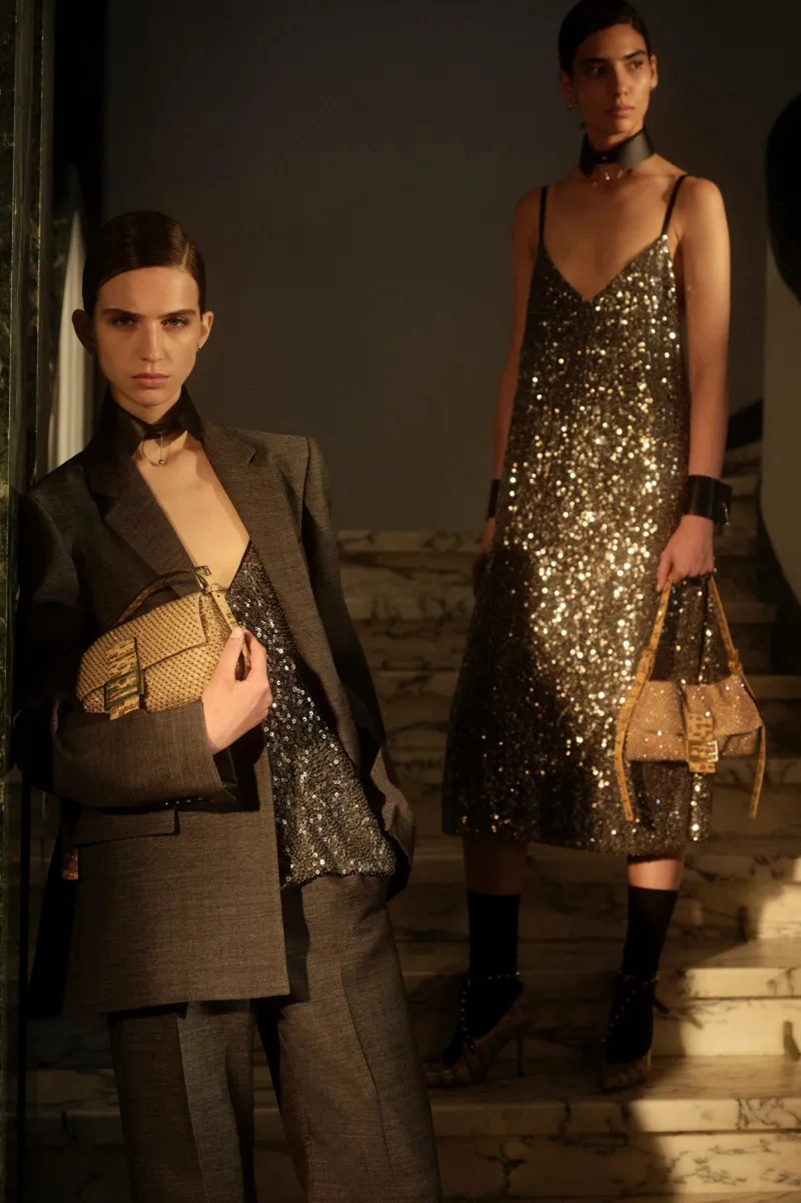Fendi Cruise 2027 Collection Centers Parchment, Tailoring, And The Baguette Fendi Cruise 2027 Collection Centers Parchment, Tailoring, And The Baguette