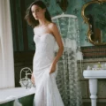 Anthropologie Weddings Bridal Trends 2026, Satin Dresses and Pearl Accessories
